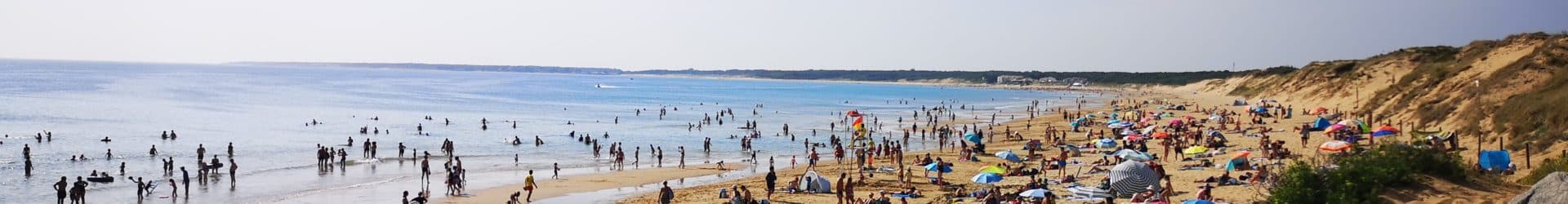 Plage des Conches près de Langeville sur Mer